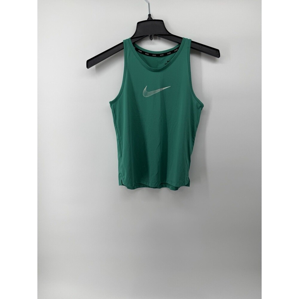 Nike Dri-Fit Standard Fit Athletic Sleeveless Top Green Girls Youth XL